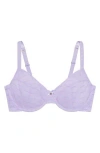 Savage X Fenty Flocked Logo Unlined Demi Bra