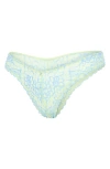 Savage X Fenty Keepsake Lace Brazilian Briefs In Pale Green