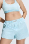 Savage X Fenty Kickback Casuals Pajama Boxers In Blue
