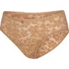 Savage X Fenty Lavish Lace Hipster Briefs In Sweet Latte Nude