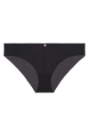 Savage X Fenty Mesh Cheeky Briefs In Black