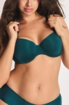 Savage X Fenty Microfiber Balconette Bra In Green