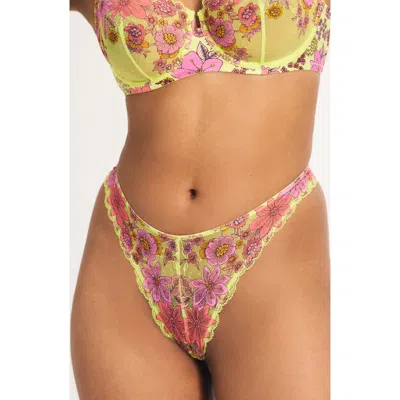 Savage X Fenty Mod Poppy Brazilian Panties In Multi