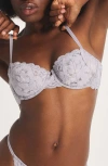 Savage X Fenty Plush Rush Unlined Underwire Balconette Bra In White