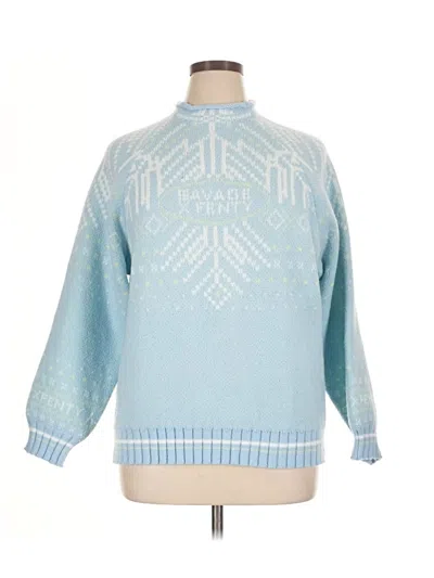Pre-owned Savage X Fenty Pullover Sweater In Blue