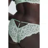 Savage X Fenty Savage Not Sorry Lace Cheeky Panties In Gray