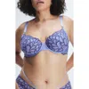 Savage X Fenty Savage Not Sorry Lace Cheeky Panties In Blue