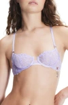 Savage X Fenty Savage Not Sorry Unlined Balconette Bra In Blue