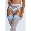 Savage X Fenty Savage X Back Seam Stockings In Endless Blue