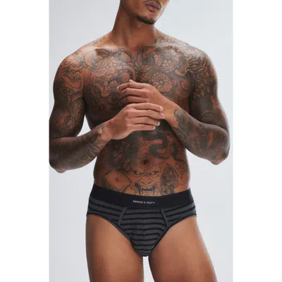 Savage X Fenty Savage X Cotton Blend Briefs In Gray