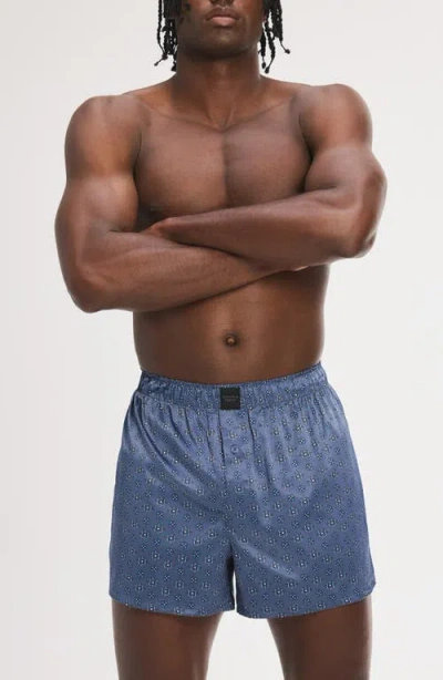 Savage X Fenty Savage X Satin Boxers In Blue