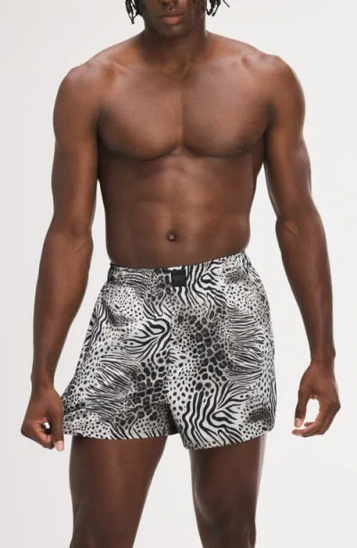 Savage X Fenty Savage X Satin Boxers In Multi