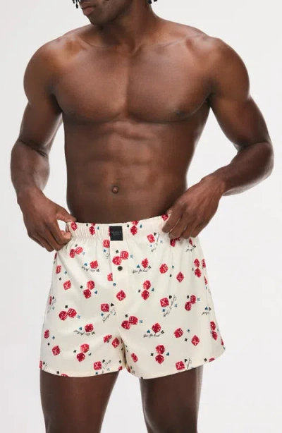 Savage X Fenty Savage X Satin Boxers In White