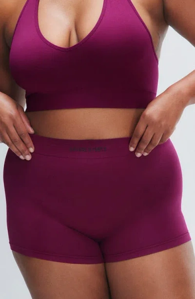 Savage X Fenty Seamless Boyshorts In Sugarplum Purple