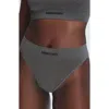 Savage X Fenty Seamless High Waist Bikini Briefs In Platinum Grey