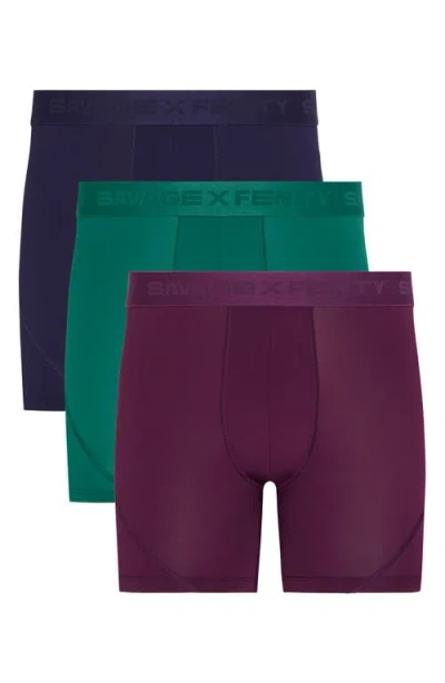 Savage X Fenty Shadow Fit 3-pack Boxer Briefs In Multi