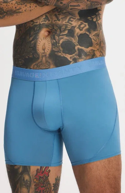 Savage X Fenty Shadow Fit Boxer Briefs In Blue