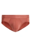 Savage X Fenty Shadow Fit Briefs In Dry Poppy Brown
