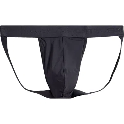 Savage X Fenty Shadow Fit Jock Strap In Black Caviar