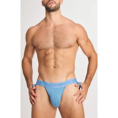 Savage X Fenty Shadow Fit Jock Strap In Blue