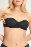 Savage X Fenty Sheer X Unlined Strapless Bra In Black