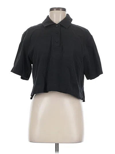 Pre-owned Savage X Fenty Short Sleeve Polo Shirt In Black