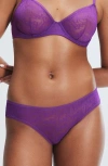 Savage X Fenty Signature Script Cheeky Briefs In Purple Gem