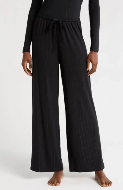 Savage X Fenty Sleek Stitch Sleep Pants In Black Caviar