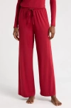 Savage X Fenty Sleek Stitch Sleep Pants In Red Cognac