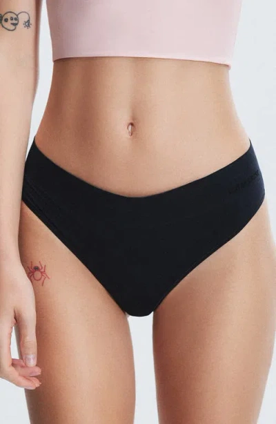 Savage X Fenty Soft N' Savage Cheeky Panties In Black Caviar