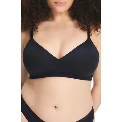 Savage X Fenty Soft N' Savage Wireless Push-up Bra In Black