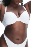 Savage X Fenty Stretch Cotton Essentials Demi T-shirt Bra In White
