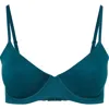 Savage X Fenty Stretch Cotton Essentials Unlined Bra In Blue