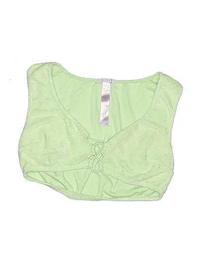 Pre-owned Savage X Fenty Swimsuit Top Green Swimwear