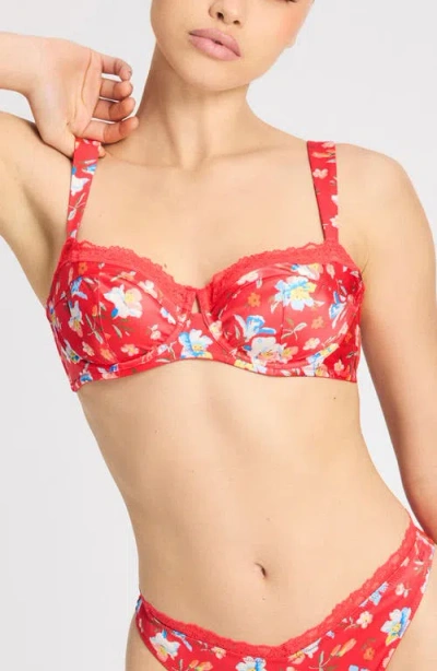 Savage X Fenty Unlined Low-cut Balconette Bra In White