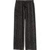 Savage X Fenty Wide Leg Pajama Pants In Black