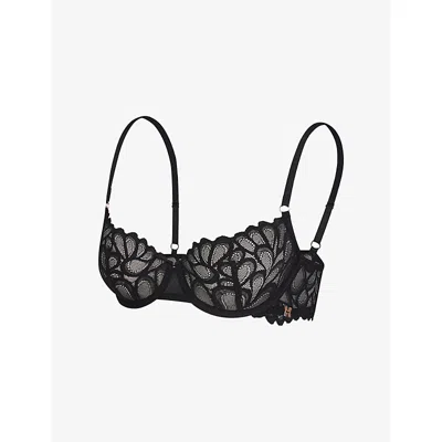 SAVAGE X FENTY WOMENS SAVAGE X FENTY NOT SORRY UNLINED LACE BALCONETTE BRA