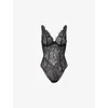 Savage X Fenty X Fenty Womens Caviar Romantic Corded Underwired Lace Teddy