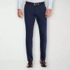 Savane Stretch Twill Mens Slim Fit Dress Flat Front Pant In Multi