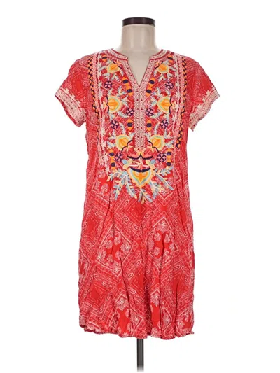 Pre-owned Savanna Jane Casual Dress In Red