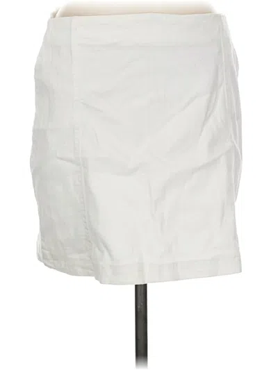 Pre-owned Savanna Jane Casual Skirt In White