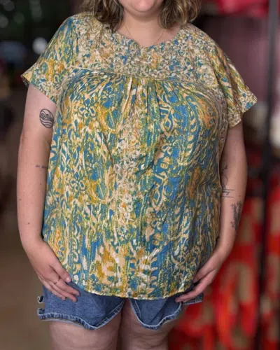 Savanna Jane Hanna Top - Plus In Multi