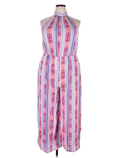 Pre-owned Savanna Jane Jumpsuit In Pink
