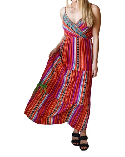 Savanna Jane Love Language Maxi Dress In Red