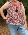 Savanna Jane Tyra Top In Multi In Multi