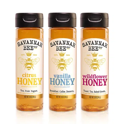 Savannah Bee Company Everyday Essentials Honey, Set Of 3 In Multi