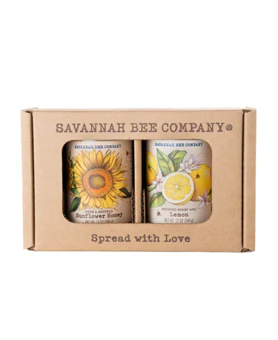 Savannah Bee Company Sunflower And Lemon Whipped Honey Gift Set, 12oz In No Color
