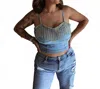 Savannah Jane Emma Corset In Denim In Blue