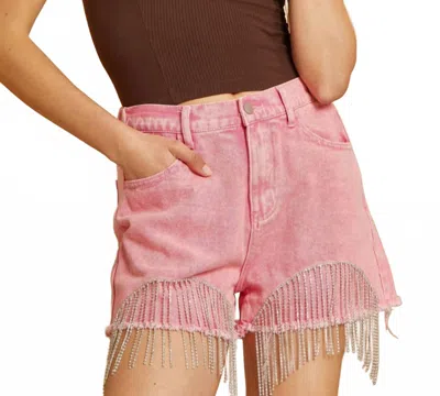 Savannah Jane Sophia Shorts In Pink