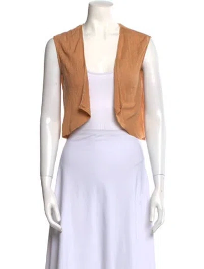 Pre-owned Savannah Morrow The Label Bamboo Shrug In Neutral